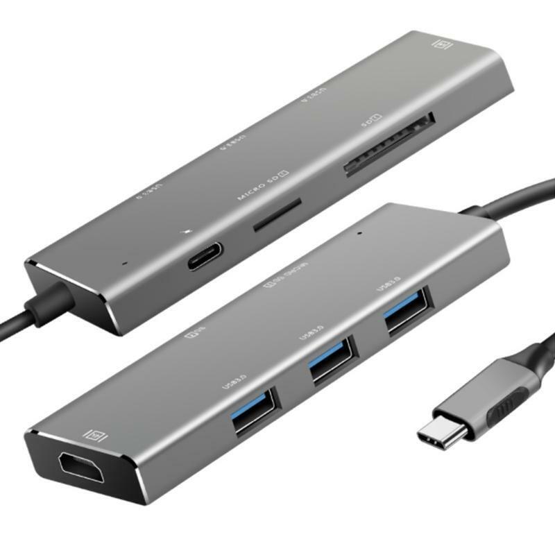 3.0 USB Hub 7 Ports Multiple Expander RJ45 Adapter USB Splitter, Plug and Play