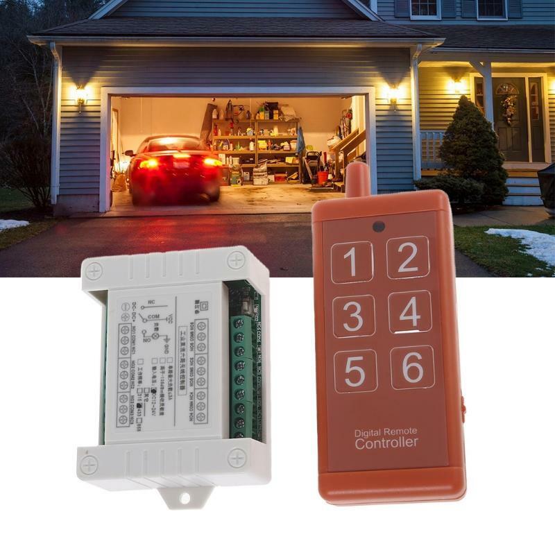 Remote Control Controller Radio Switch Transmitter Receiver DC 12V & 24V, 6 Ch