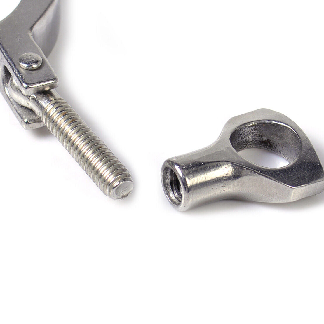 1.5" Heavy Duty Tri Clamp Clover 201 Stainless Steel 50.5mm OD Ferrule Flange Li