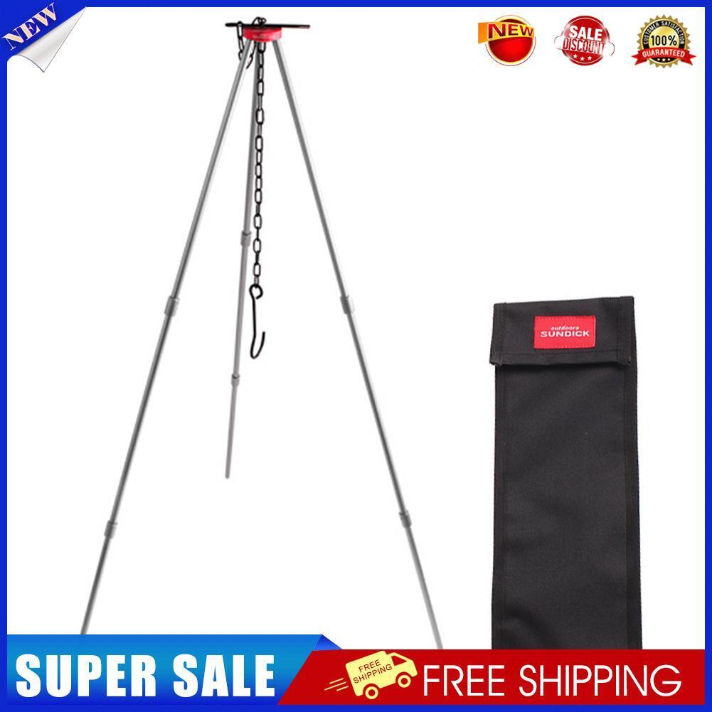 Picnic Cooking Pot Rack Hook Holder Outdoor Camping Stove Campfire Tripod