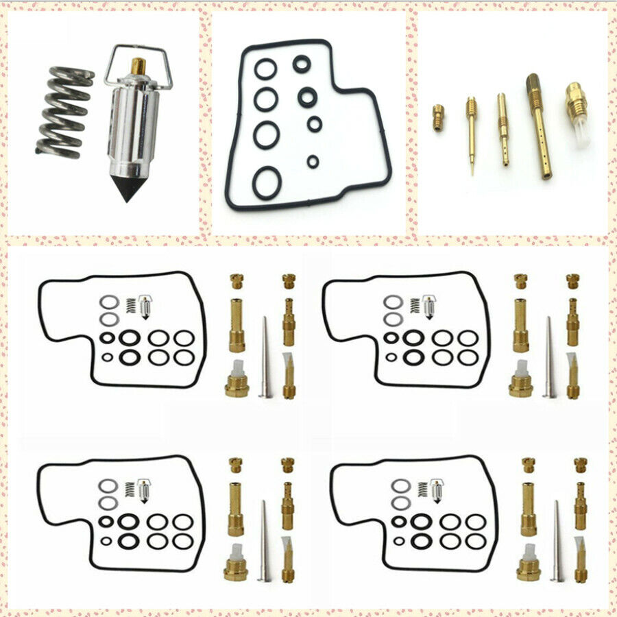 4 X Carburetor Carb Repair Rebuild Kit For 1984-1987 GL1200 GL1200A Interstate