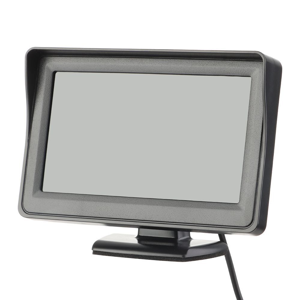 4.3" Car Monitor LCD Desktop High-definition Display Parking Backup Camera