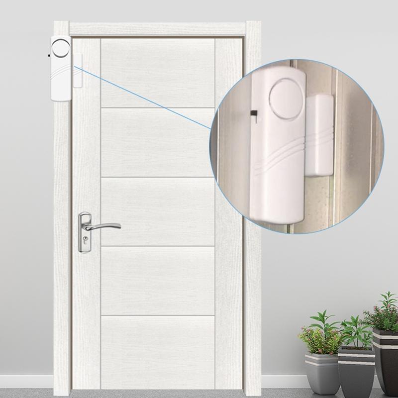 Wireless Door Open Sensor Alarm Anti-Theft Alarm 90dB Easy to Install Use