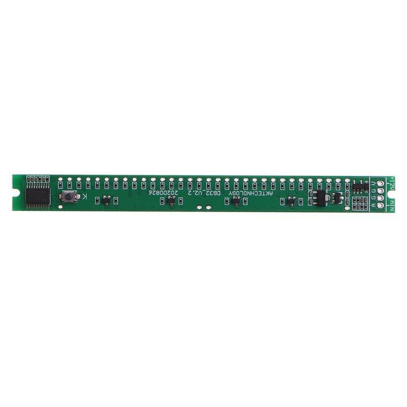 Single 32 Bit Music Level Indicator LampMicro Usb Connector Assembled