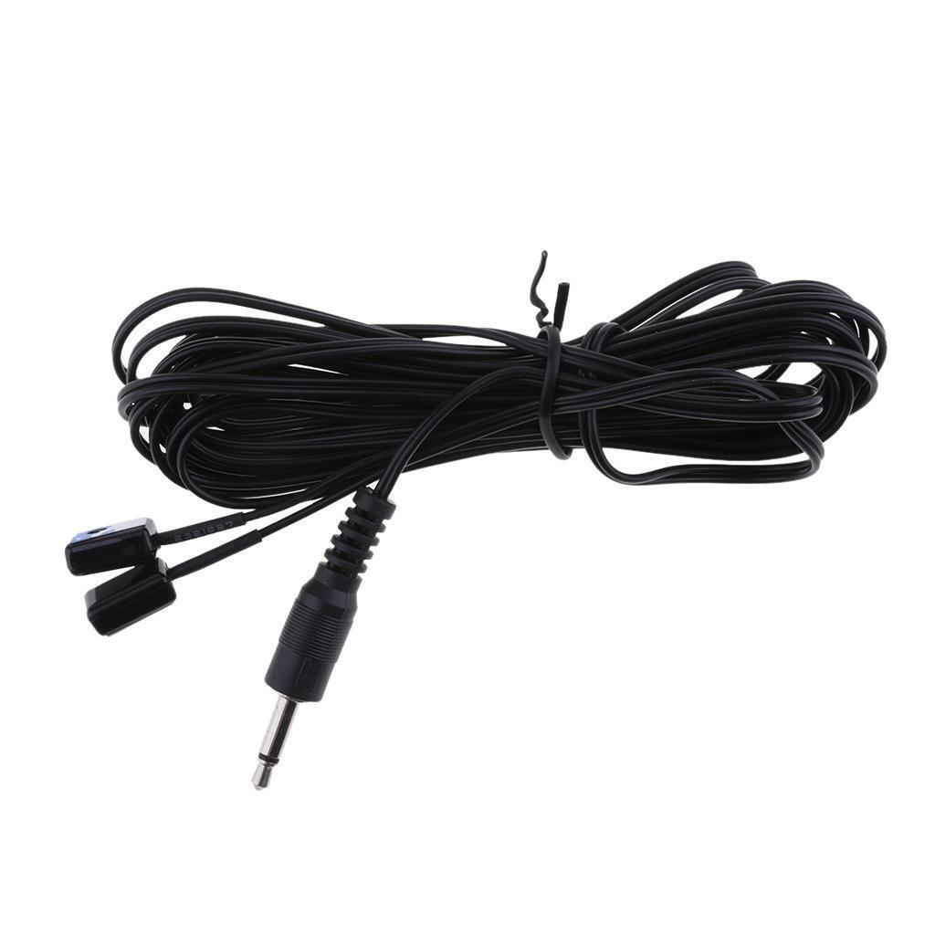 Premium 3 Meter IR  Cable 3.5mm Male to 2  Cable Television