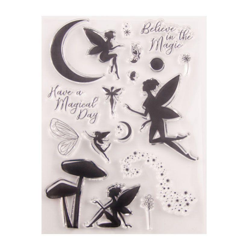 Angel Silicone Clear Seal Stamp DIY Scrapbooking Embossing Photo Album Paper Art