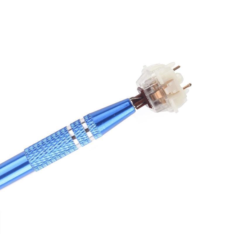 for MX Mechanical Keyboard Switch Stem Holder Tweezers Lube Brushes Grabber Set