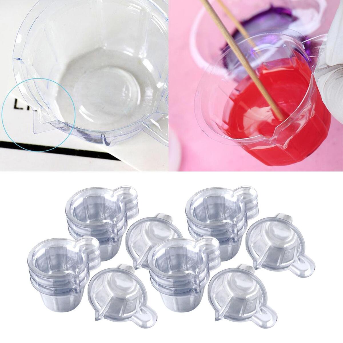 100Pcs Plastic Disposable Cups Dispenser DIY for Epoxy