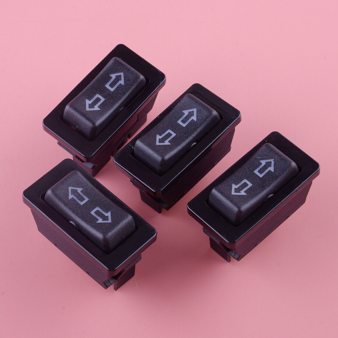 4pcs Car Power Door Lock Power Window Rocker Switch 5 Pin 12V Car Universal