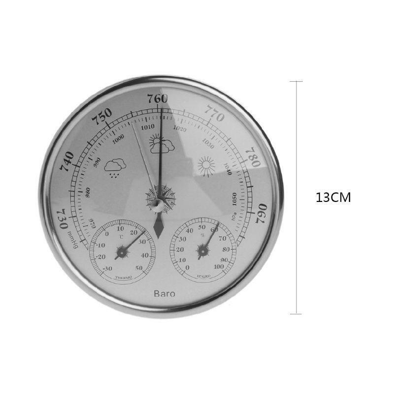130mm Atmospheric Pressure Temperature Hygrometer Weather Station Three-in-One