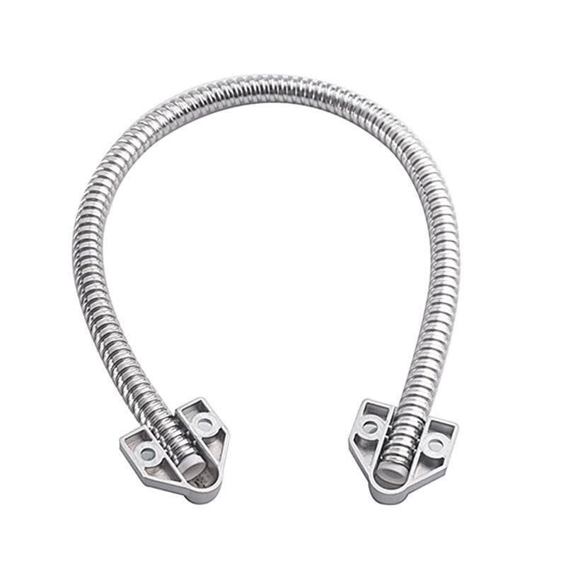 Flexible Stainless Steel Armored Door Loop with Alloy Ends Wire Length 16''