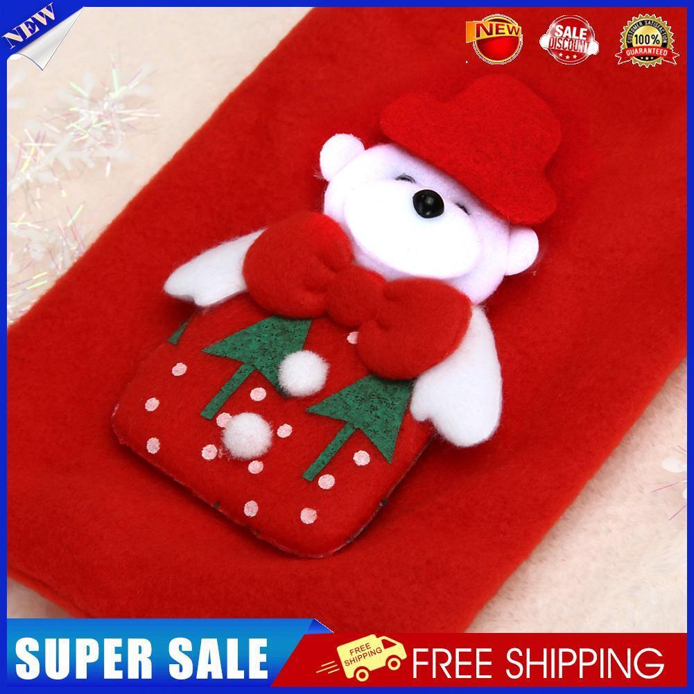 Cute Christmas Wine Bottle Bag Dinner Xmas Table Party Decor (Bear)