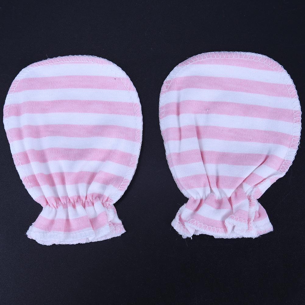 5Pair Soft Cotton Baby Gloves Four Seasons Gloves Newborn Safety Gloves