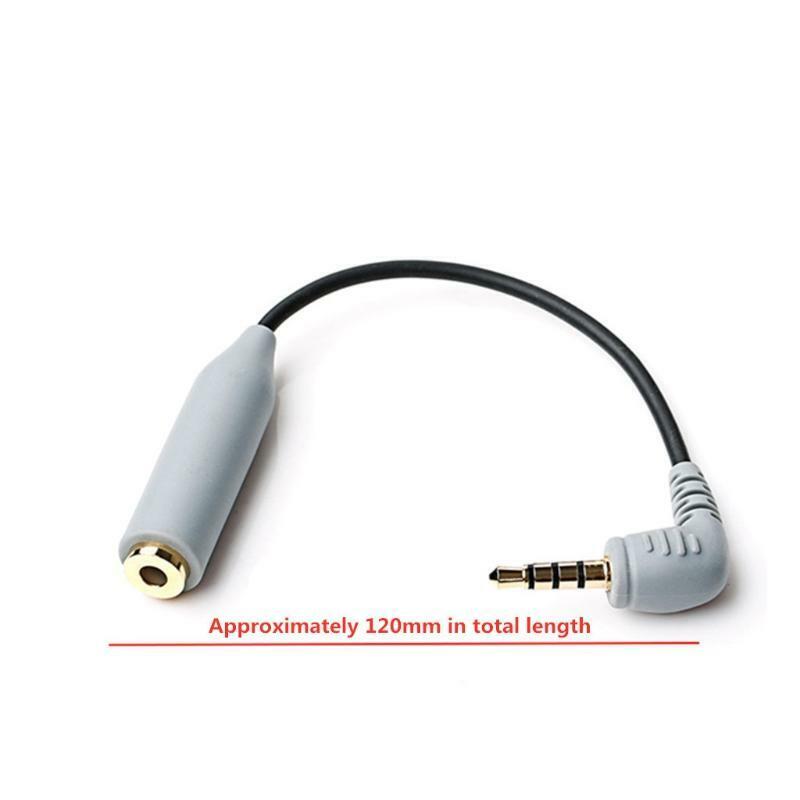 3.5mm TRS to TRRS Adapter - Microphone Adapter TRS-TRRS Replacement Cable