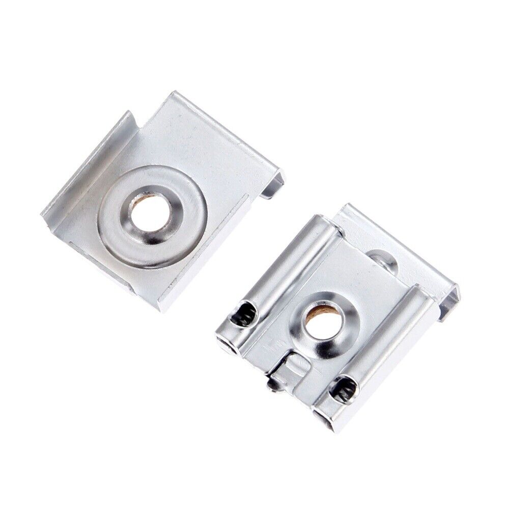 32mm x 24mm Mirror Clips Notice Board Hanging Wall Hook Bracket Holder Frameless
