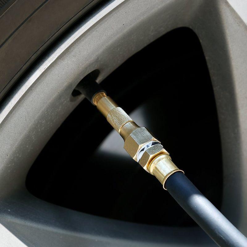 Car Bicycle Tyre Air Pressure Gauge Meter Tool Metal Manometer Barometers Tester