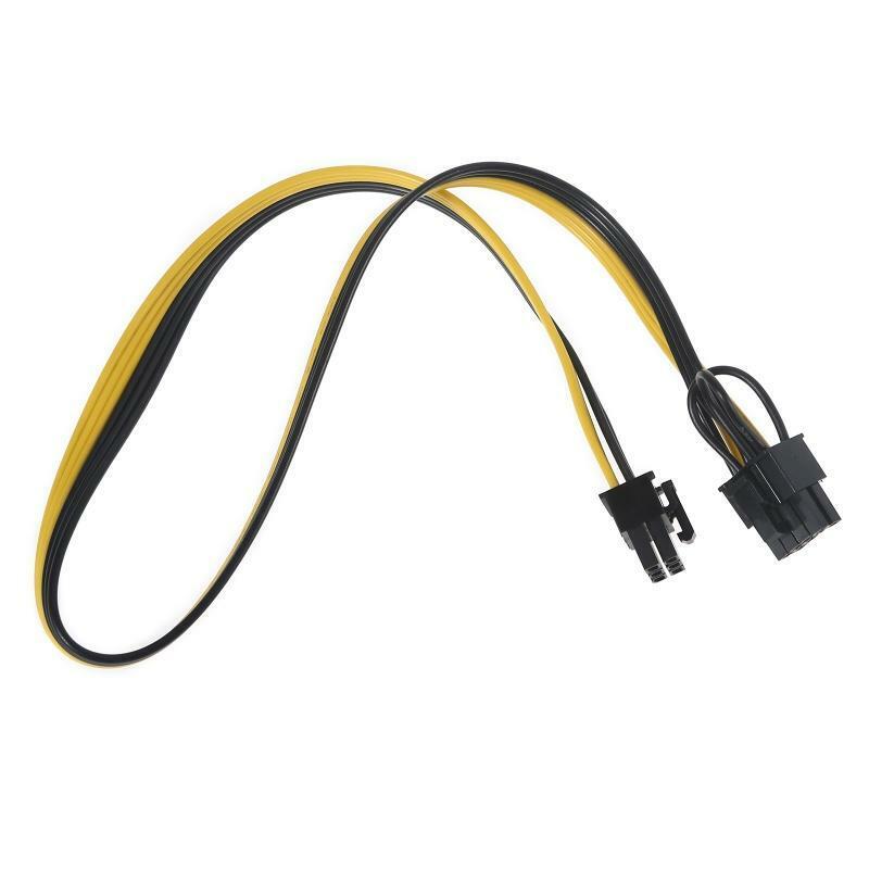50cm/19.69 in 8 Pin to 6 Pin Male PCI E Graphics Card Power Supply Adapter Cable
