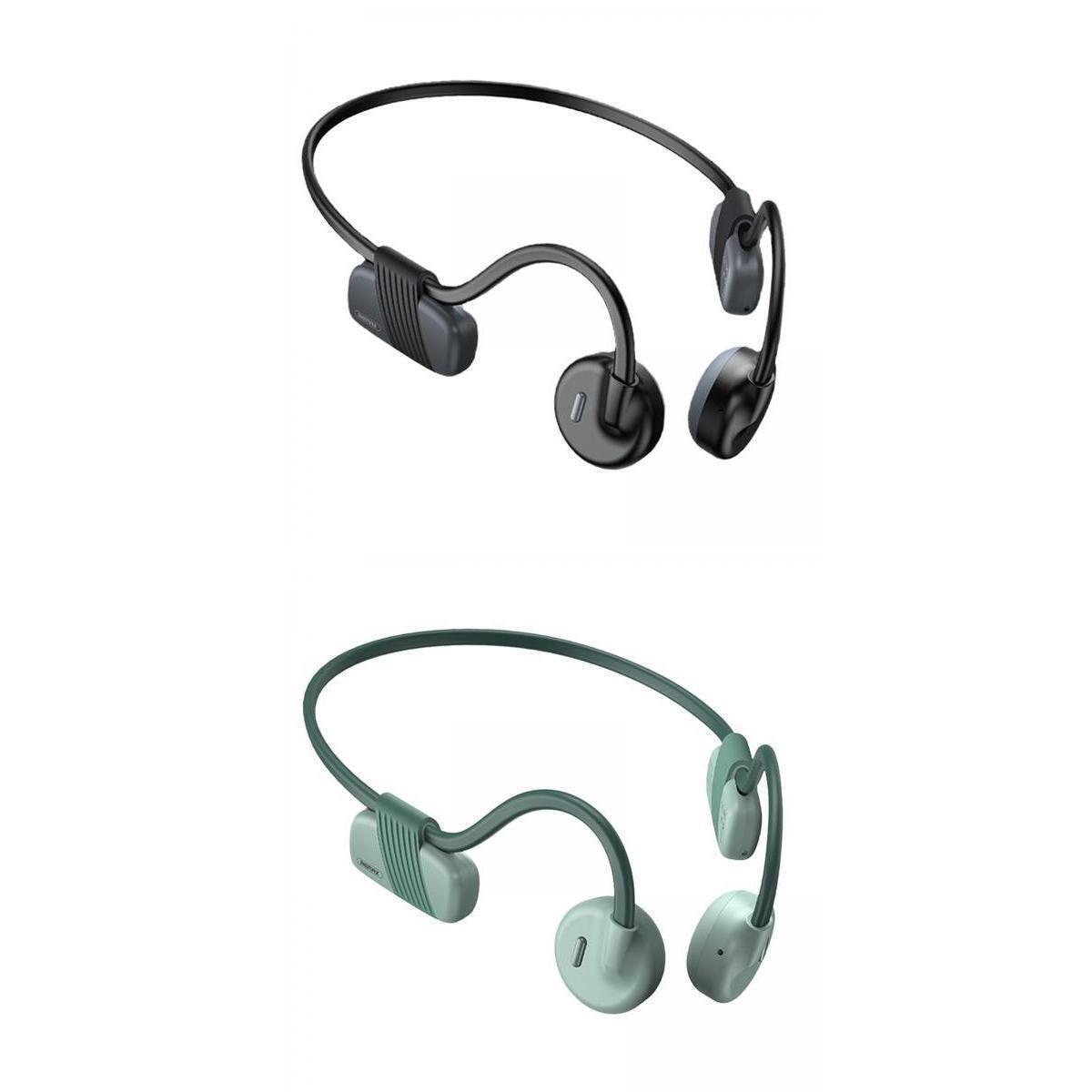 2x  Headphones with Mic IPX6 Waterproof for Bicycling Sports