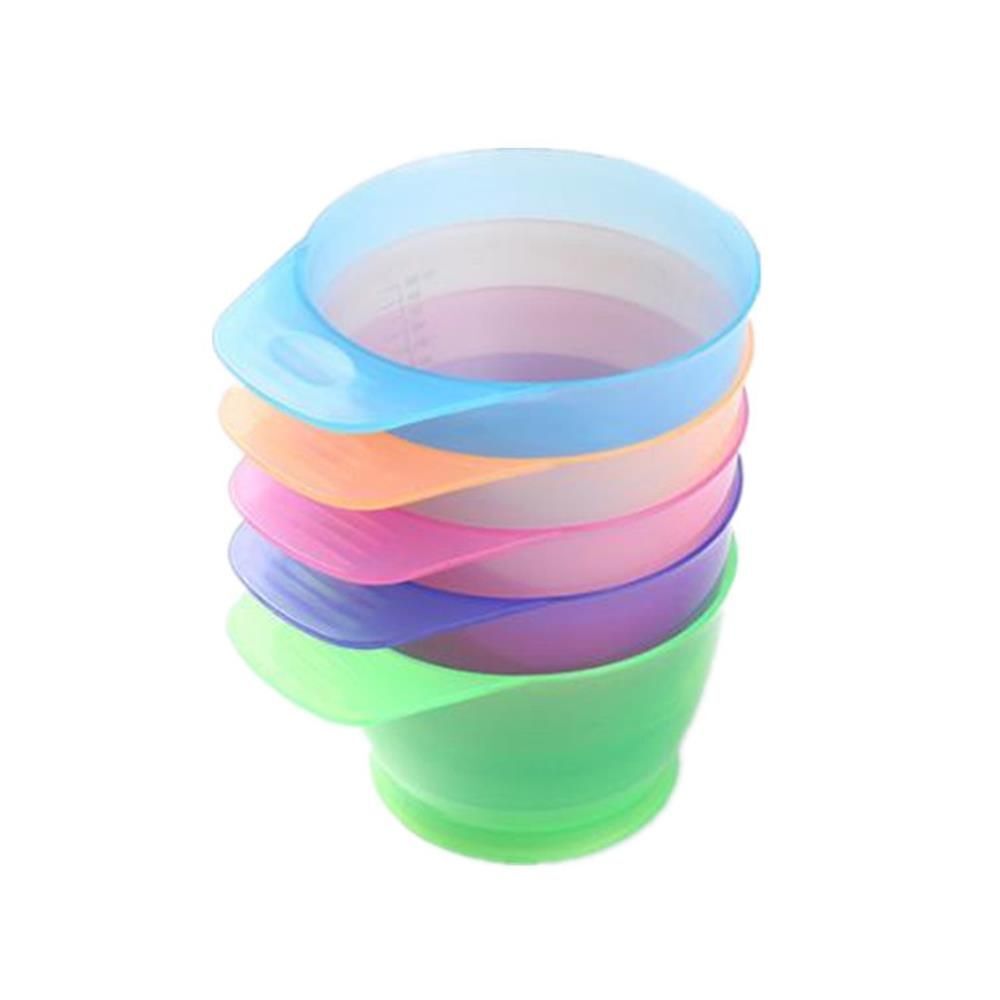 Hair Styling Tool Plastic DIY Hair Dye Hair Color Mixing Bowl Measuring Bowl