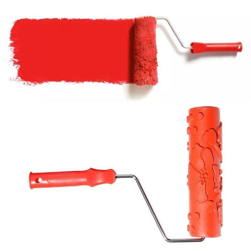 Decorative Rubber Roller DIY Patterned Paint Roller Decorative Art Roller