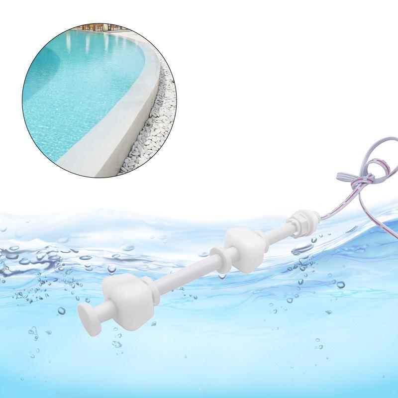 Wired Water Liquid Level Sensor Dual Ball Float Switch Side Installation 20cm