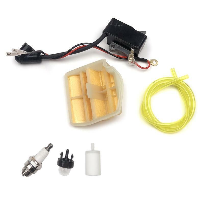 Ignition Coil Air Filter Primer Bulb Spark Plug for 445 450 JONSERED 2245 2250 C