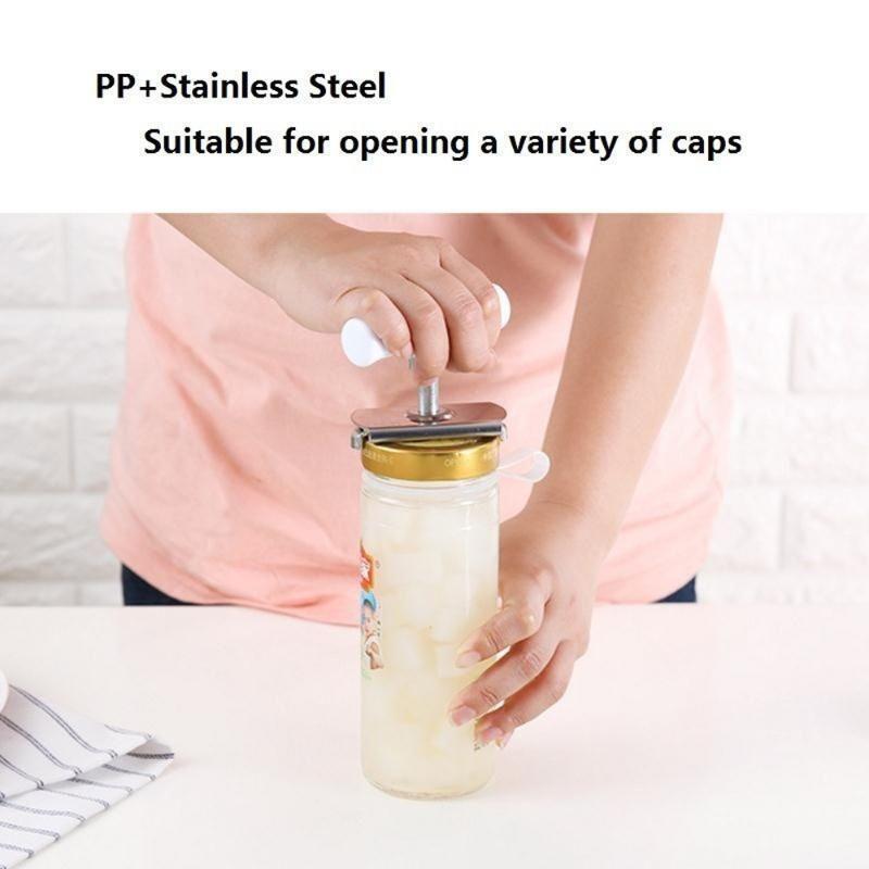 Adjustable Professional Stainless Steel Can Bottle Opener Jar Lid Wrench Remover