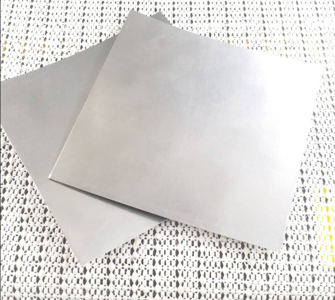 2pcs 304 Stainles Steel Fine Plate Sheet Foil 0.2mm x 100mm x 100mm