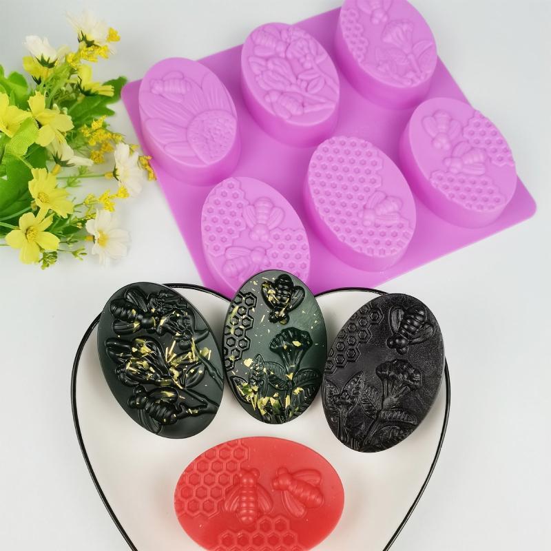 Honeycomb Shaped Silicone Fondants Moulds Cake Decorating Chocolate Candy Moulds