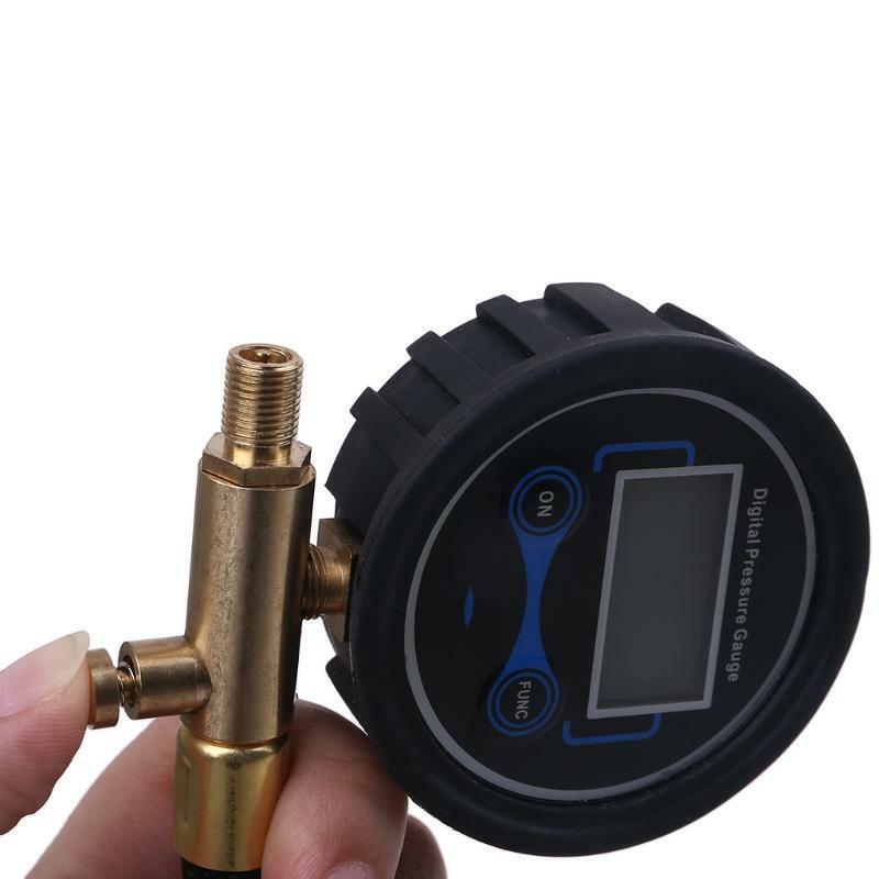 Digital Tire Pressure Gauge Air Compressor Inflatin for Cars Trucks and Bicycles