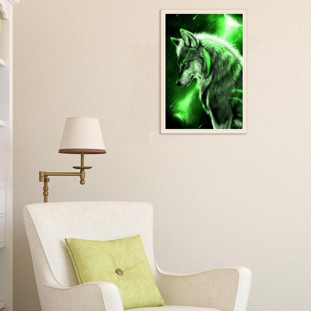 Wolf ?5D Diamond Painting Embroidery DIY Craft Cross Stitch Home Decor?(A)