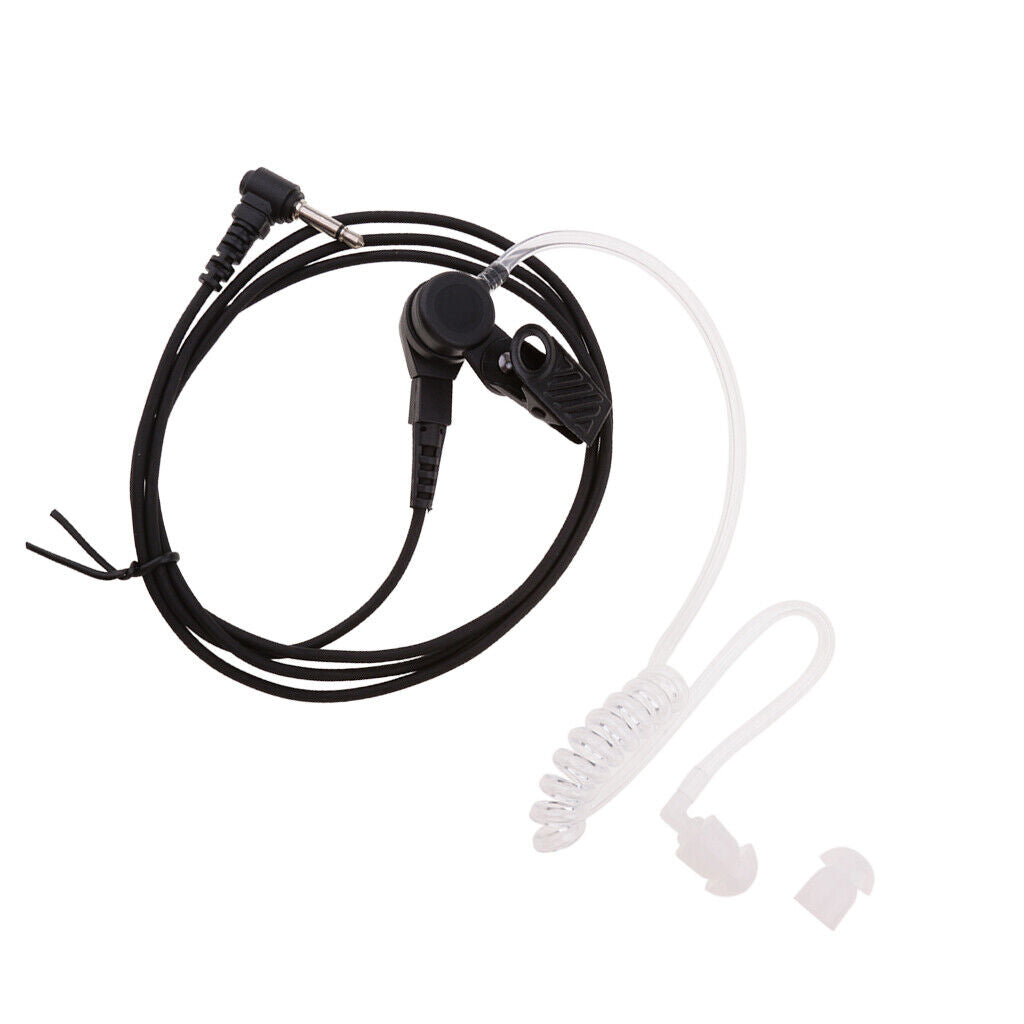 2 ung 3.5mm  Acoustic Tube Earpiece Headset   Speaker