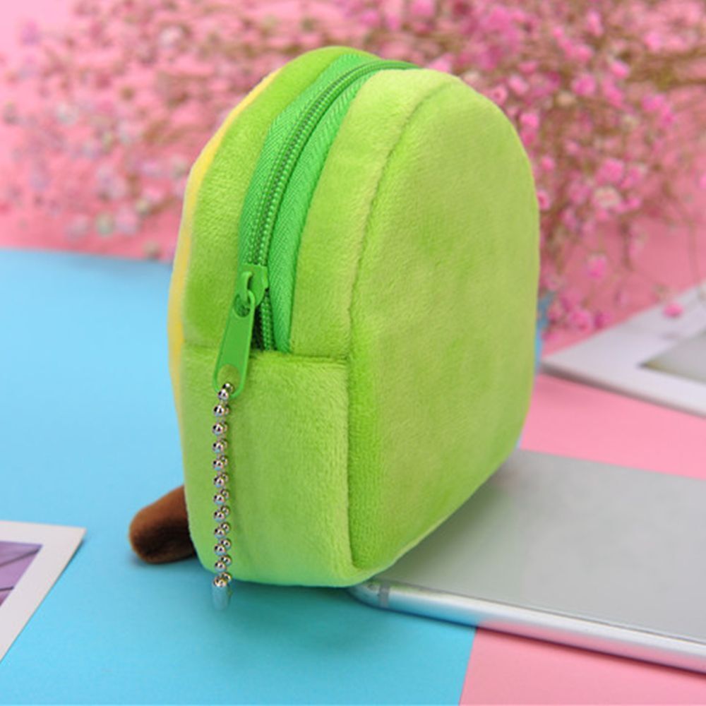 New Lovely Avocado Shape Keychains Storage Bags Wallet Pendant Coin Purse