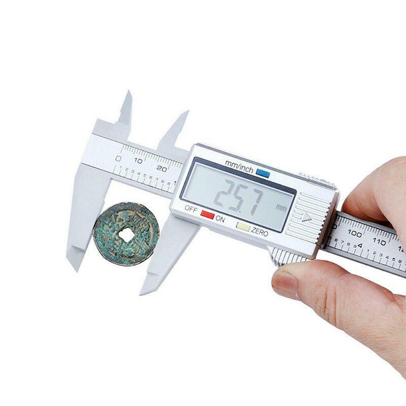 6inch 150mm LCD Digital Electronic Carbon Fiber Vernier Caliper Gauge Micrometer