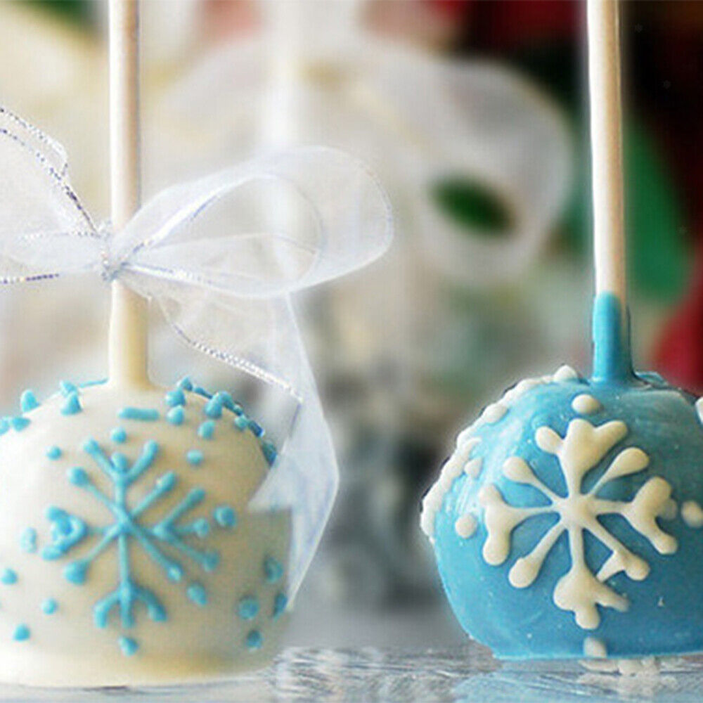 100x Paper Lollipop Sticks Oven Safe for Cake Top Lollies Moulds Crafts 10cm