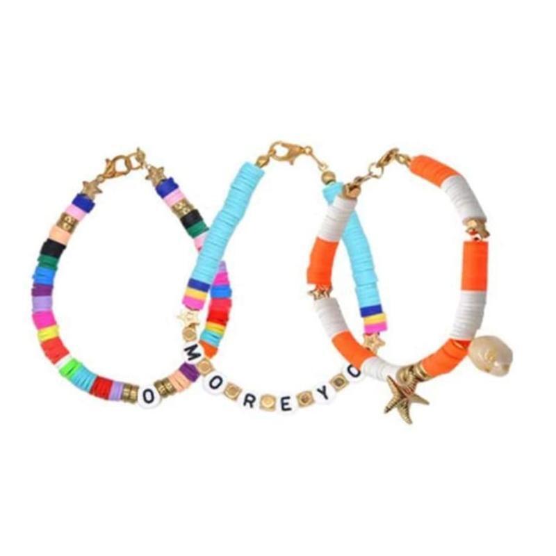 Loose Spacer Beads Necklace Earrings Diy Craft Kit with Decorative Accessories