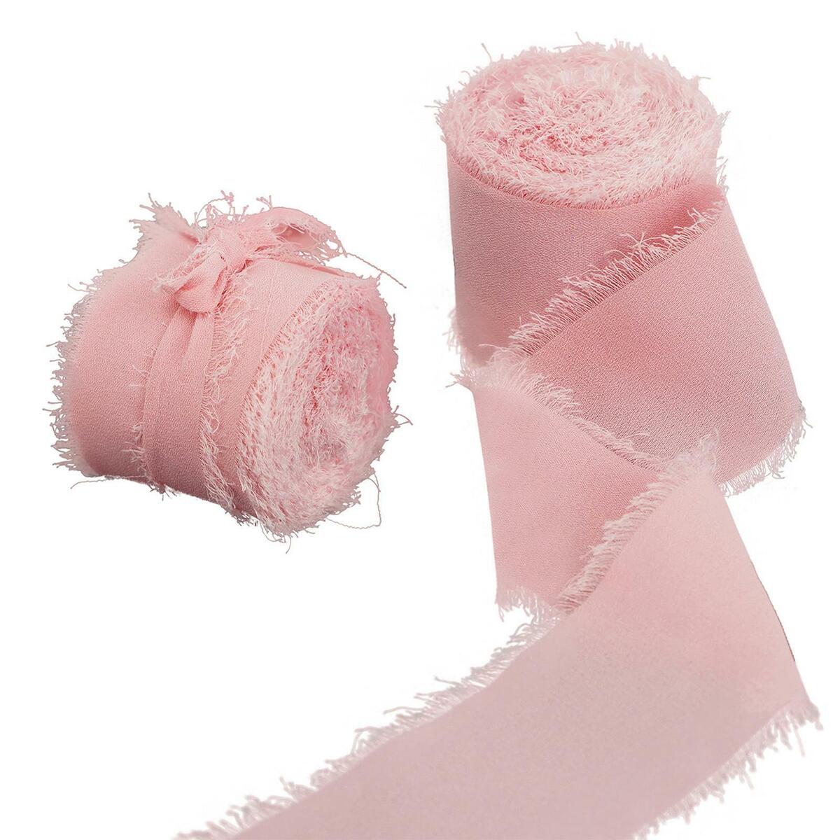 Chiffon Fringe Ribbon Gift Gadget Handmade Polyester Wrapping Ribbon