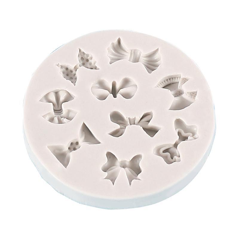 Bowknot Shapes Cake Moulds Fondant Moulds Chocolate Molds Silicone Material Mold