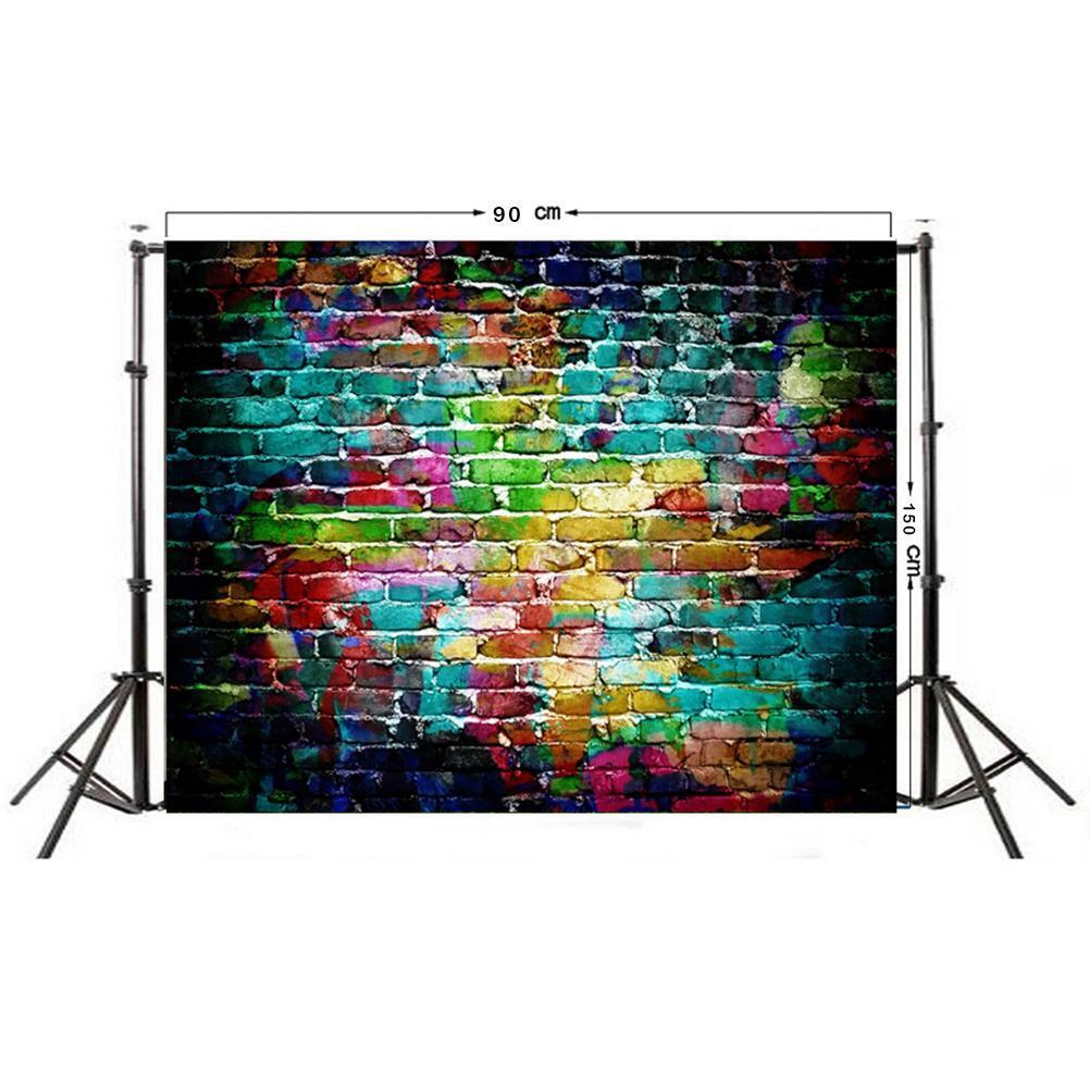 Backdrop Graffiti Brick Wall Art Fabric Backdrop Photography Background