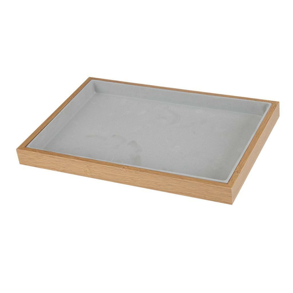Velvet Jewelry Display Tray Countertop Diamond Bracelet Organizer for Shop