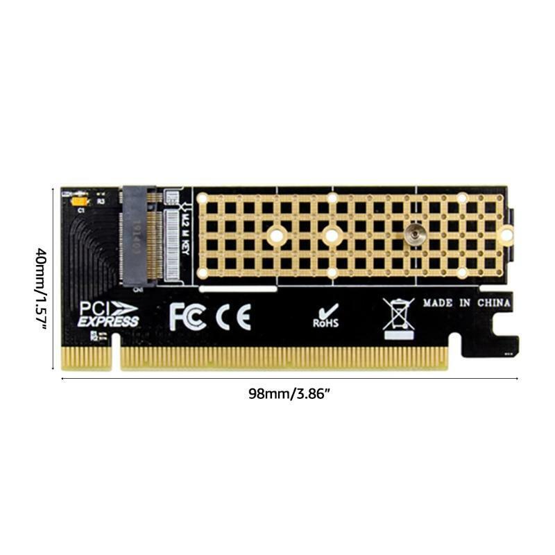 PCI-E X16 to M.2 NVME Hard Disk Expansion Card M Key Transfer for 2230-2280 SSD