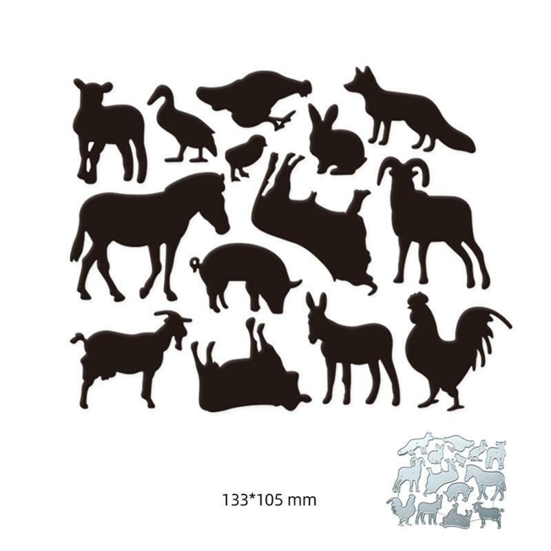 Animal Metal Cutting Dies Stencil Scrapbooking Album Paper Card Template Mold