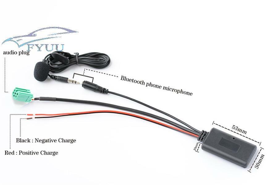 Car Radio Audio Handsfree Bluetooth Microphone Adapter for Renault Radio 2005-11