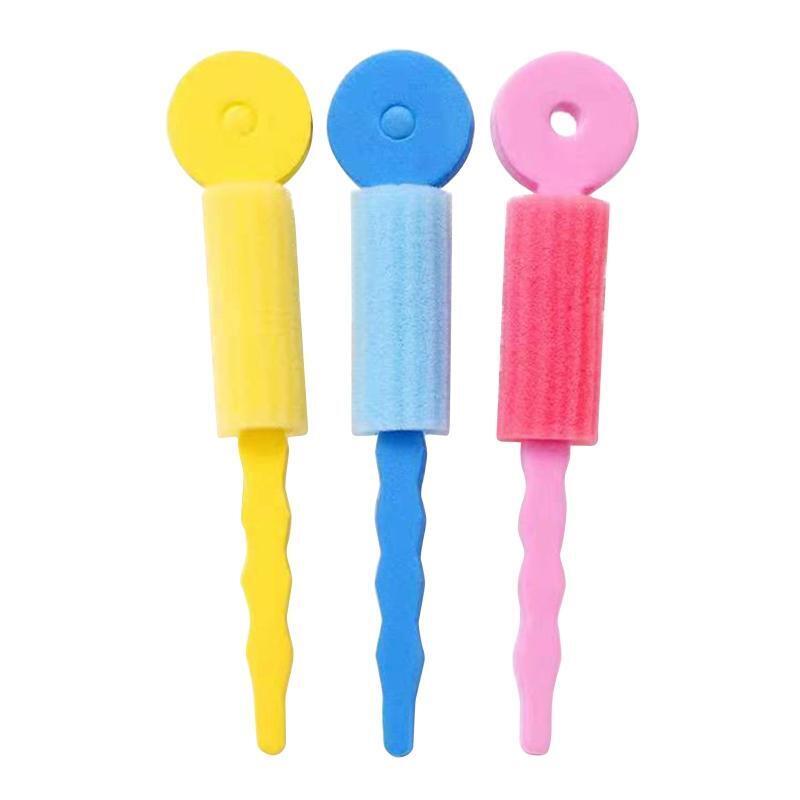 3Pcs Foam Curlers No Heat Flexible Curler Rollers DIY Curly Styling Tools for Wo