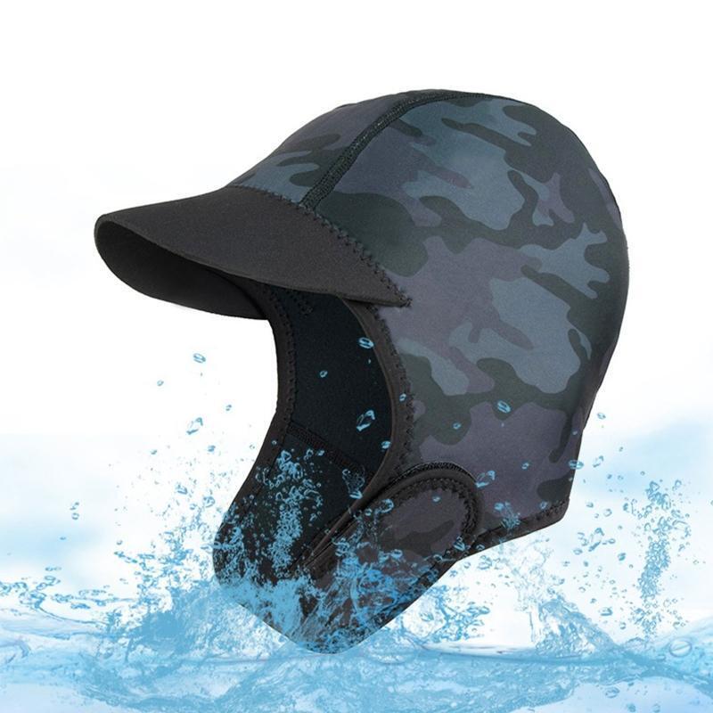 Neoprene 2mm Beanie Diving Hat Scuba Dive Surf Swimming Warmer Windproof Cap