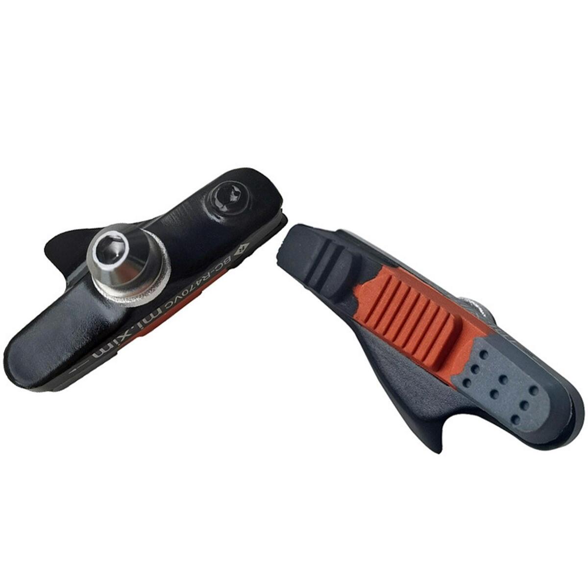 2 Pieces Bike Brake Pad Left&Right V Brake Holder Durable 55mm for Cycling