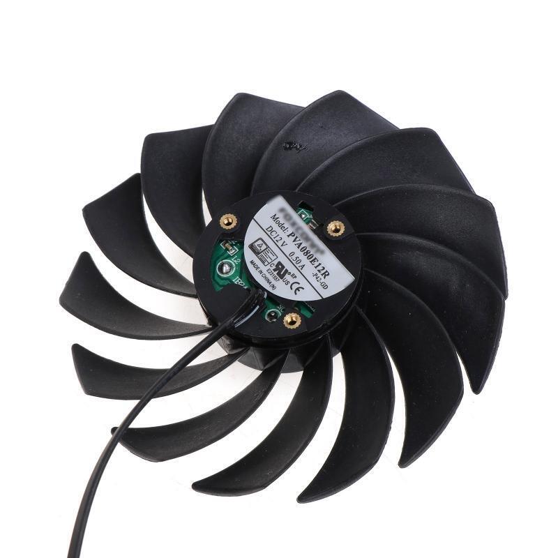 1 Pair Graphics Card Cooling Fan for Colorful iGame GeForce RTX 3060 4Pin 12V