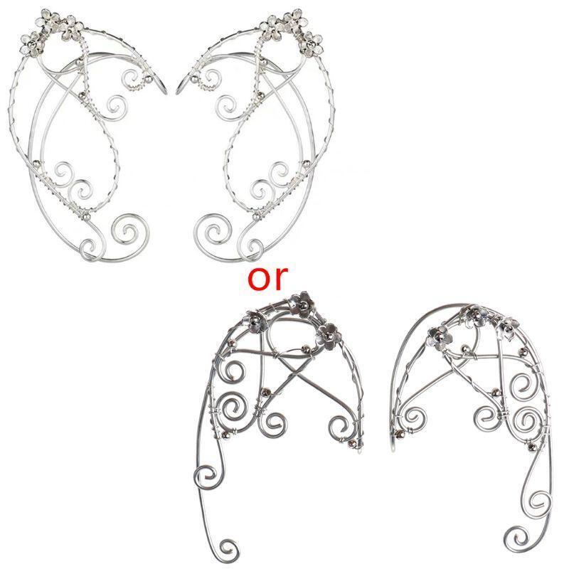 Tassel Fairy Wrap Earrings Elf Ear Cuffs Clip-on Earring Jewelry Decoration Gift