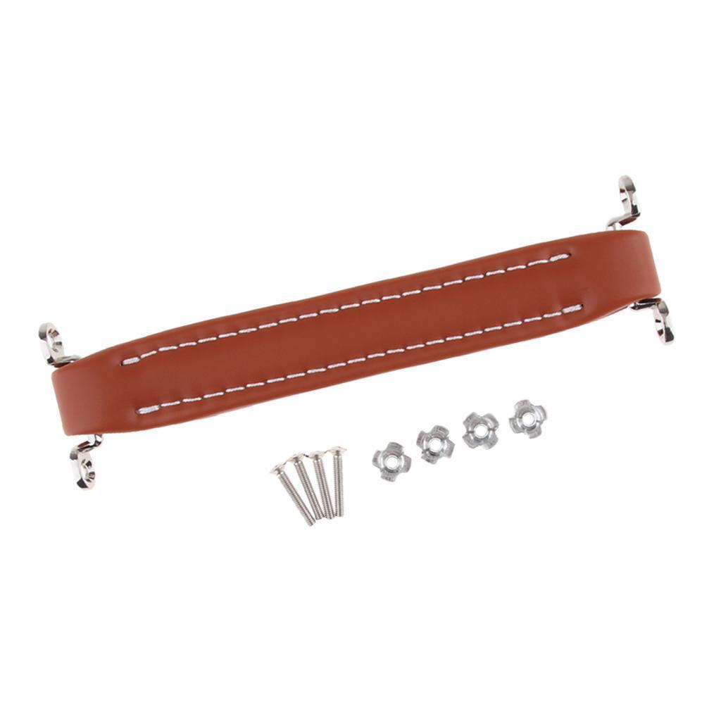 Replacement Stitched Leather Case Handle Strap for Guitar & Amplifiers #5