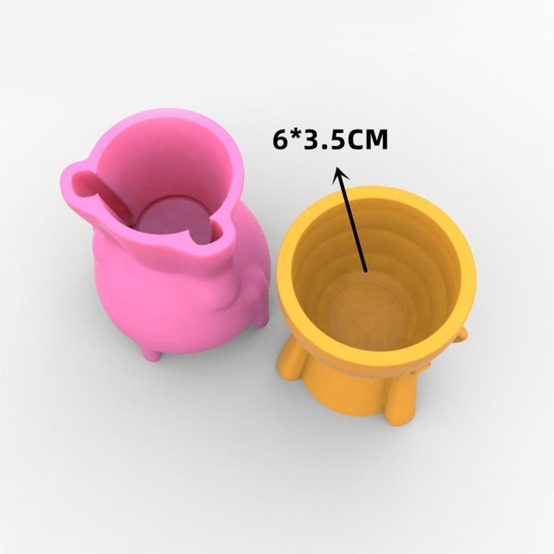 Cute Boy Succulent Silicone Mold Ornament Homemade Ashtray Flower Pot Handicraft